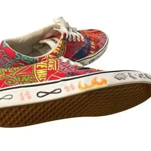 Vans | Shoes | Vans Custom Sneakers With A Graffitistyle  display picture 1